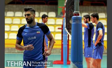 تمرین تیم ملی والیبال مردان ایران 2