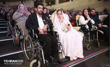 جشن ازدواج ۱۱۰ زوج دارای معلولیت 23