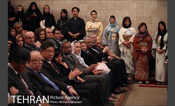 شکوفه های گیلاس و افسانه گنجی در موزه امام علی 10