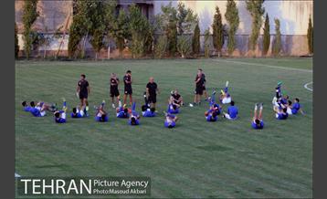 تمرین تیم فوتبال استقلال