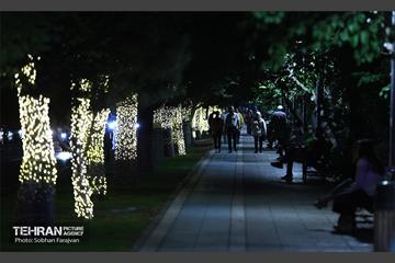 «جشن نور تهران» در بلوار کشاورز 14