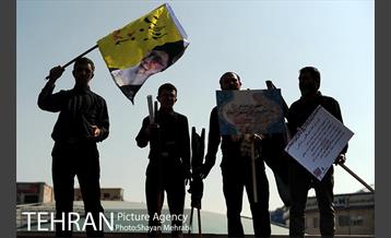 راهپیمایی ضدآمریکایی نمازگزاران جمعه تهران 22