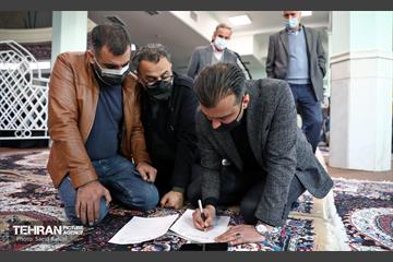 دیدار مردمی شهردار تهران در مسجد نواب صفوی 13