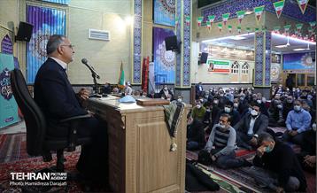سخنرانی شهردار تهران در مسجد انصارالحسین (ع) 18