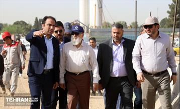 بازدید رئیس شورای شهر تهران از کلان‌پروژه بزرگراه یادگار امام(ره) 20