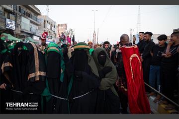 کاروان نمادین اسرای کربلا در مسیر طویریج  18