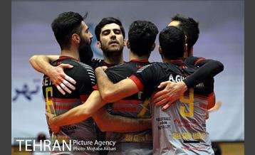 دیدار تیم های والیبال بانک سرمایه و پیکان تهران