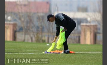 تمرین تیم ملی فوتبال ایران