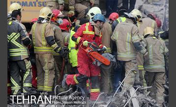 هشتمین روز آواربرداری ساختمان پلاسکو-1 5