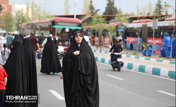 خدمت‌رسانی موکب زینبیه(س) منطقه ۸ در مصلای تهران 15