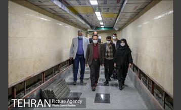 بازدید عضو شورای شهر از ایستگاه مترو یادگار امام(ه) 19