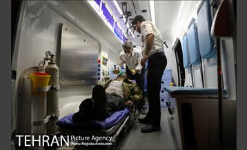 آتش‌سوزی ساختمان چهار طبقه در خیابان فخر رازی 15