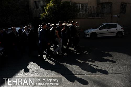 مراسم تشییع رضا مرعشی 5