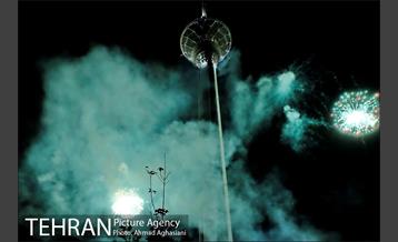 نورافشانی برج میلاد درشب عید سعید غدیر 9