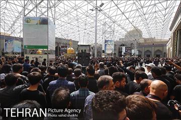 حضور شهردار در بین عزاداران امام حسین(ع)در حرم حضرت عبدالعظیم حسنی 12
