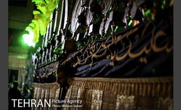 دسته عزاداری در خیابان اندرزگو‎ 3