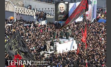 تشییع پیکر سپهبد قاسم سلیمانی و شهدای مقاومت در تهران  32