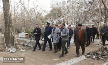 بازدید عضو شورای اسلامی شهر تهران از منطقه ۵