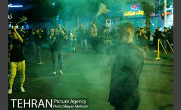 عزاداری شب پنجم ماه محرم در محله گرگان 28