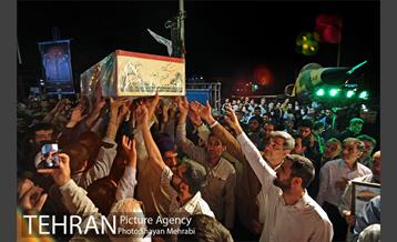 مراسم وداع با 150 شهید دوران دفاع مقدس 41