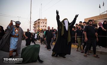 کاروان نمادین اسرای کربلا در مسیر طویریج  34