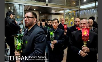 رونمایی از پرچم حرم حضرت عبدالعظیم (ع) در برج میلاد 25