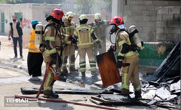 مانور ریزش آوار ساختمان 17