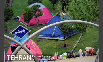 روز طبیعت بارانی در بوستان ولایت 5