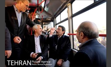 بهره برداری از ۲۴ دستگاه اتوبوس جدید در ناوگان حمل و نقل عمومی تهران 18