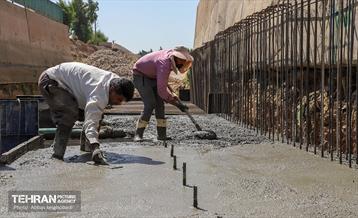 ترمیم و مرمت کانال سرخه حصار در شرق تهران 12