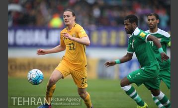 دیدار دو تیم فوتبال عراق و استرالیا