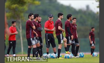 تمرین تیم ملی فوتبال در مالزی 7