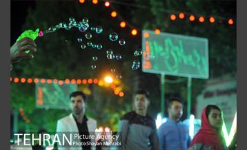 خیابان های تهران در شب میلاد امام زمان (عج) 22