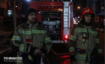 آتش‌سوزی در بیمارستان گاندی تهران 50