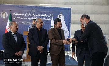 افتتاح دوربرگردان غیرهمسطح بزرگراه شهید همدانی 13