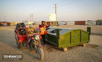 خدمات رسانی شهرداری منطقه 5 در پایانه مرزی مهران 14