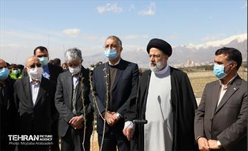 آیین نهال کاری شهردار تهران و رئیس جمهور به مناسبت روز درختکاری 1