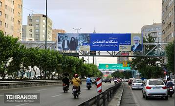 نصب تبلیغات نامزدهای چهاردهمین دوره انتخابات ریاست جمهوری در پایتخت 71