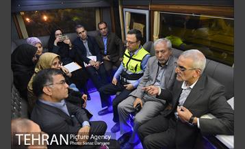 بازدید معاونت حمل و نقل شهرداری و اعضای شورای شهر تهران از عملیات اجرایی خط ۶ 16