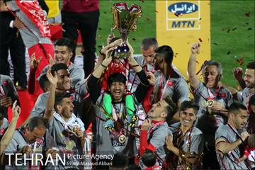 جشن قهرمانی تیم فوتبال پرسپولیس