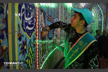 غبارروبی مسجد سیدالشهدا محله نازی آباد 18