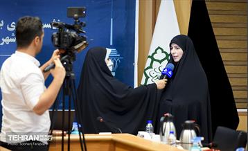 نشست خبری مشاور امور بانوان شهردار تهران 12