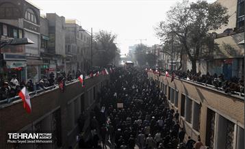 مراسم تشییع پیکرهای ۱۰۰ شهید گمنام 42