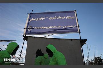 مانور برف‌‍‌روبی منطقه 4 شهرداری تهران 9