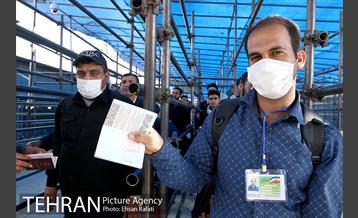 گیت نهایی ایرانی ها برای ورود به کشور عراق. در این بخش مهرنهایی داخل پاسپورت چک می شد