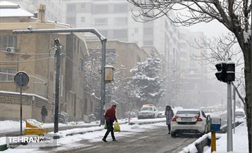 عملیات برف‌روبی در پایتخت 7