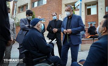بازدید شهردار تهران از آسایشگاه جانبازان بقیه الله 24