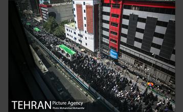 مراسم تشییع پیکرهای مطهر ۱۵۰ شهید تازه‌ تفحص‌ شده دفاع مقدس  - ۲ 22