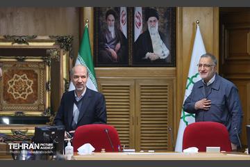 نشست مشترک وزیر نیرو و شهردار تهران 1
