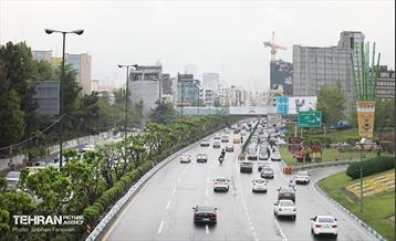 بارش باران بهاری در تهران - 1 5